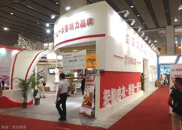 紅杏晾衣架 建材展展覽設(shè)計(圖2)